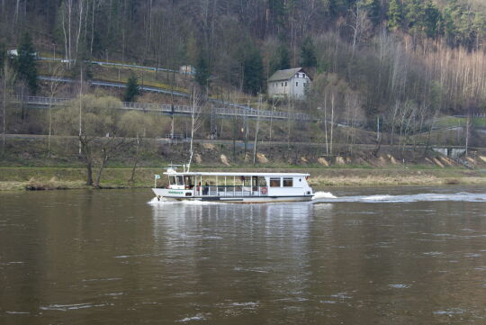 Landschaftsansicht der Elbe