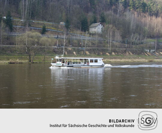 Landschaftsansicht der Elbe