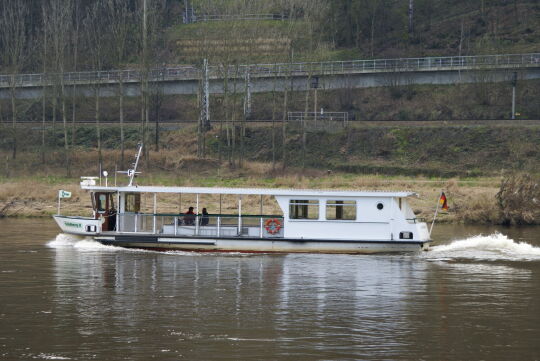 Landschaftsansicht der Elbe