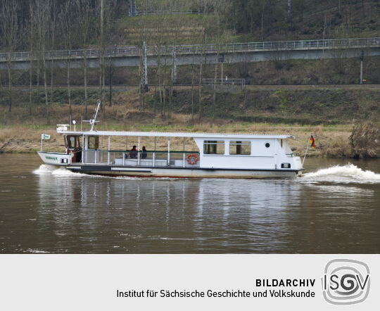 Landschaftsansicht der Elbe