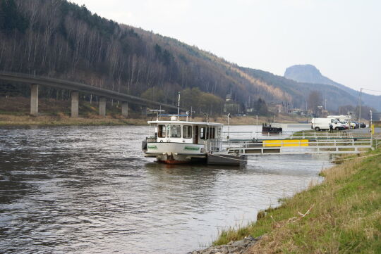 Landschaftsansicht der Elbe