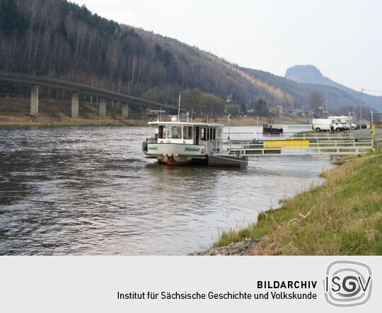 Landschaftsansicht der Elbe