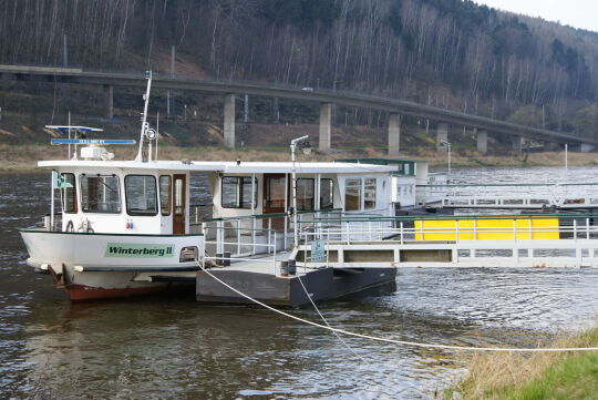 Landschaftsansicht der Elbe