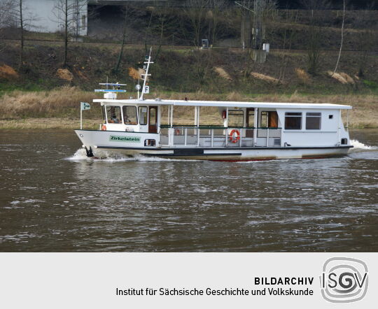 Landschaftsansicht der Elbe