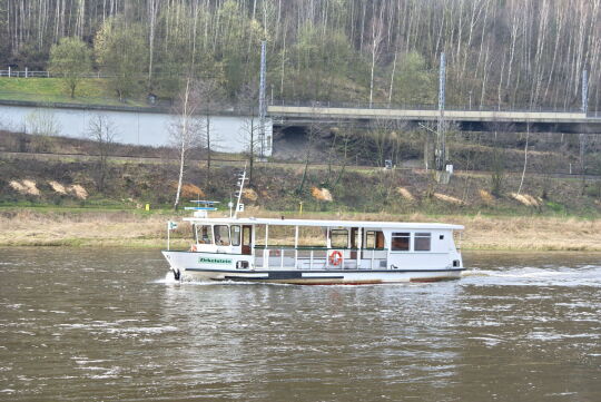 Landschaftsansicht der Elbe