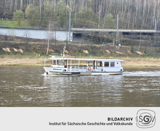 Landschaftsansicht der Elbe