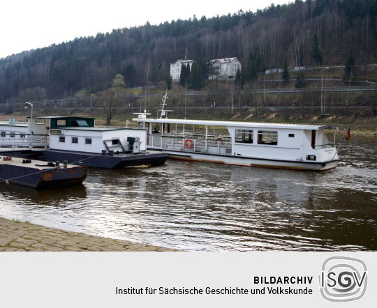 Landschaftsansicht der Elbe