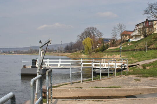 Landschaftsansicht der Elbe