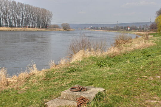 Landschaftsansicht der Elbe