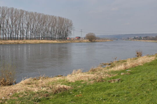 Landschaftsansicht der Elbe