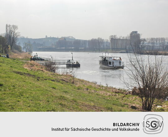 Landschaftsansicht der Elbe