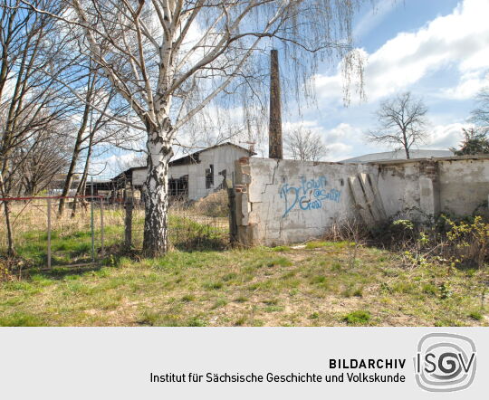 alte Fabrik an der Mündung der Weißeritz