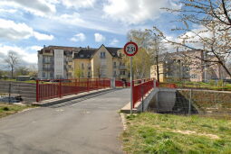 Bild: Elberadweg an der Weißeritzmündung