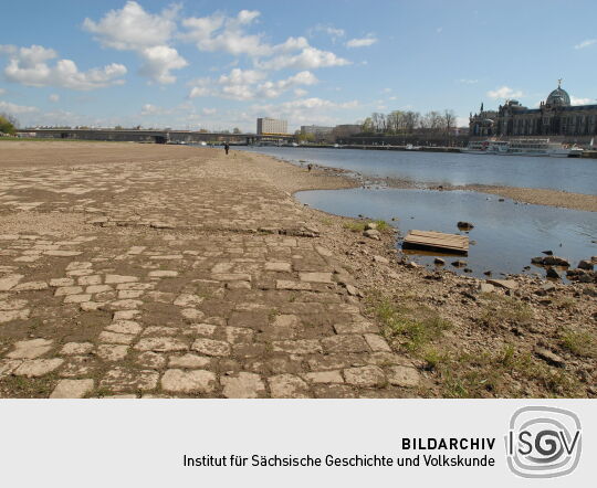 Landschaftsansicht der Elbe