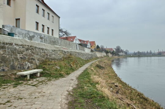 Landschaftsansicht der Elbe