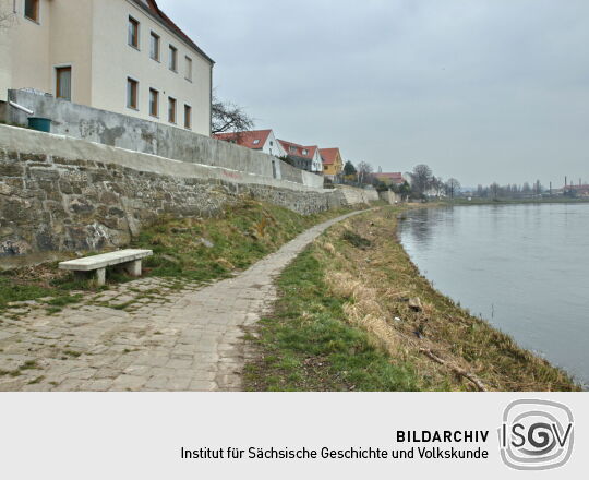 Landschaftsansicht der Elbe