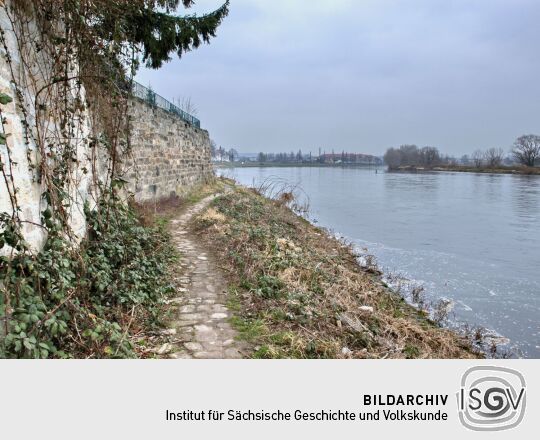 Landschaftsansicht der Elbe