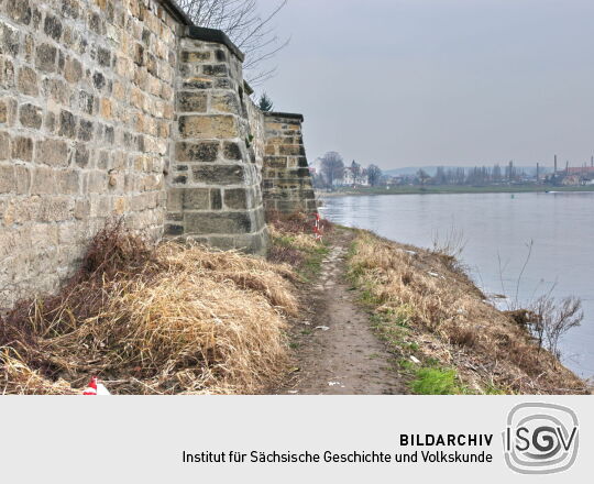 Landschaftsansicht der Elbe