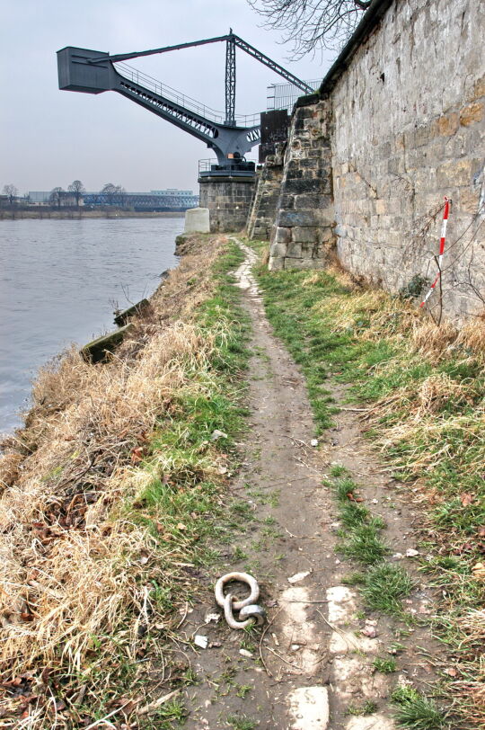 Landschaftsansicht der Elbe