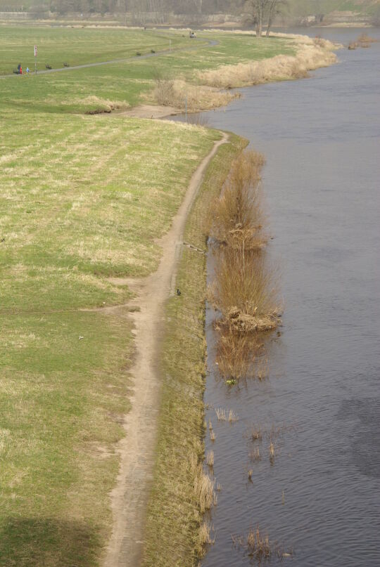 Landschaftsansicht der Elbe