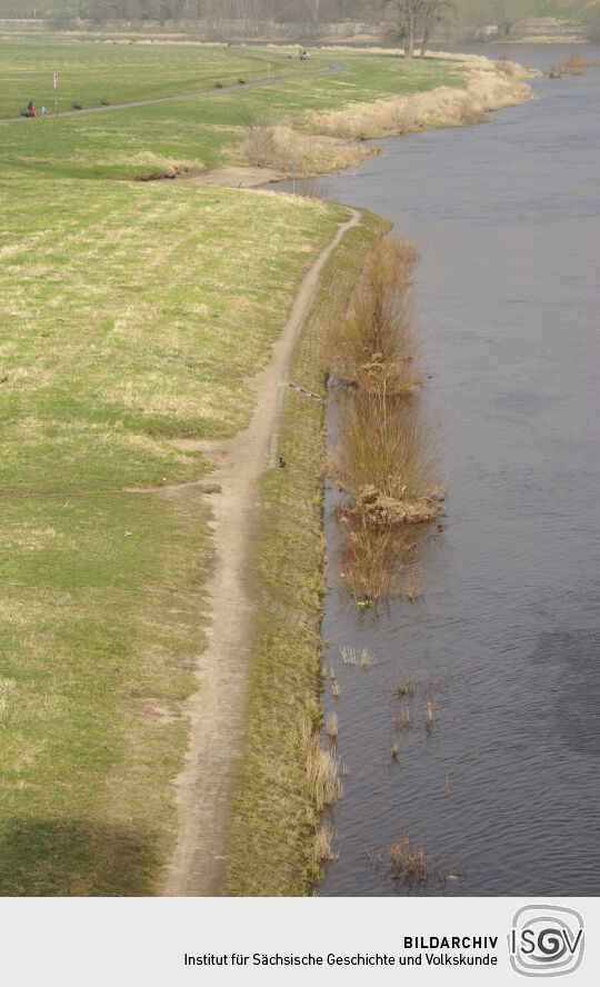 Landschaftsansicht der Elbe