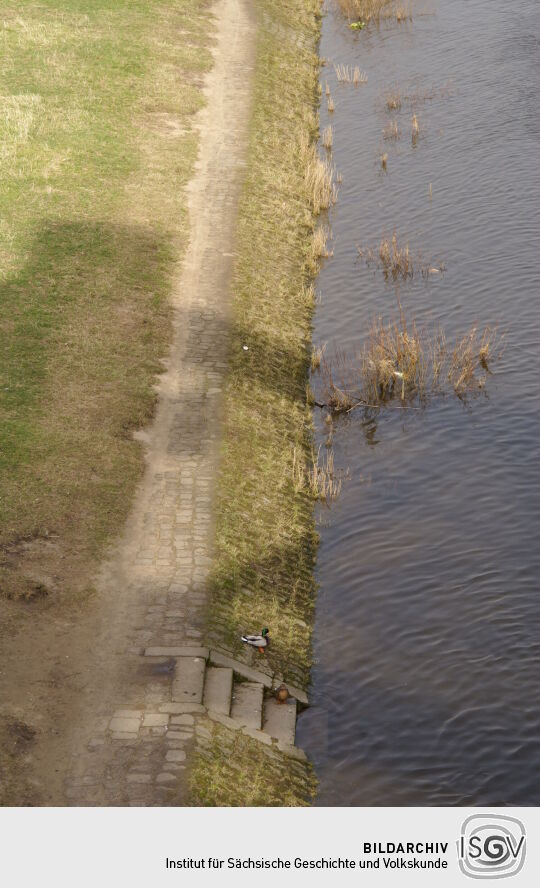 Landschaftsansicht der Elbe