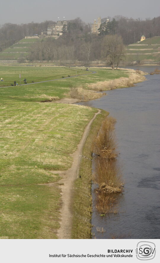 Landschaftsansicht der Elbe