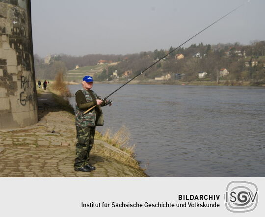 Landschaftsansicht der Elbe