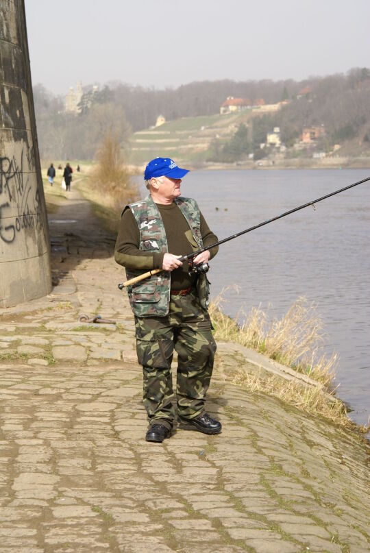 Landschaftsansicht der Elbe