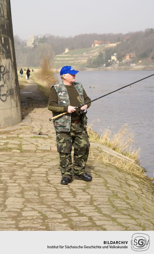 Landschaftsansicht der Elbe