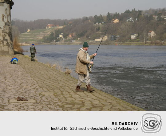 Landschaftsansicht der Elbe