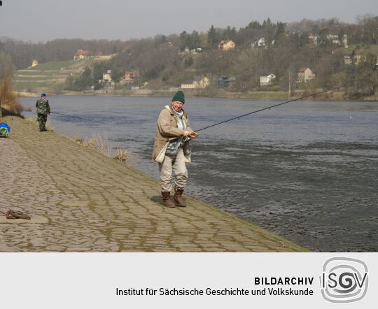 Landschaftsansicht der Elbe