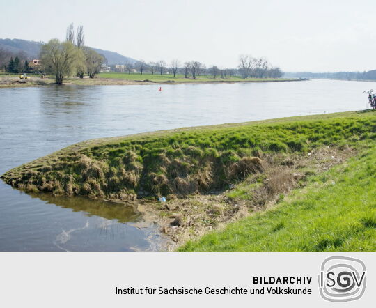 Landschaftsansicht der Elbe