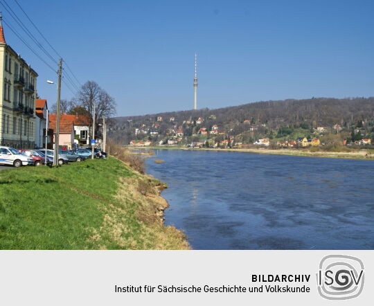 Landschaftsansicht der Elbe