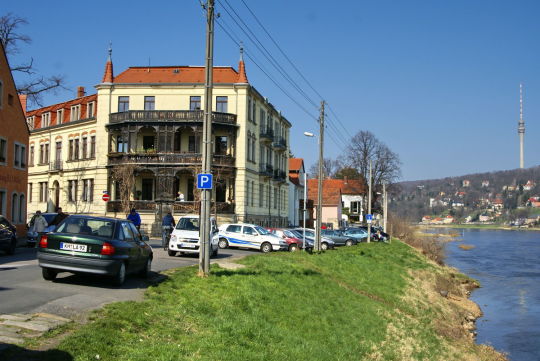 Landschaftsansicht der Elbe