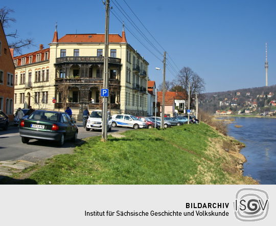 Landschaftsansicht der Elbe