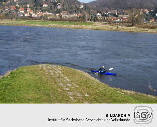 Landschaftsansicht der Elbe