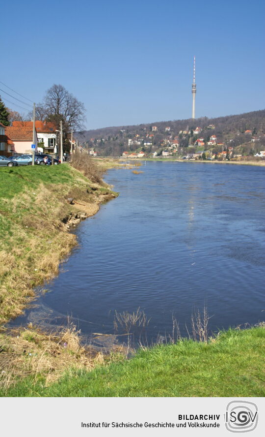 Landschaftsansicht der Elbe