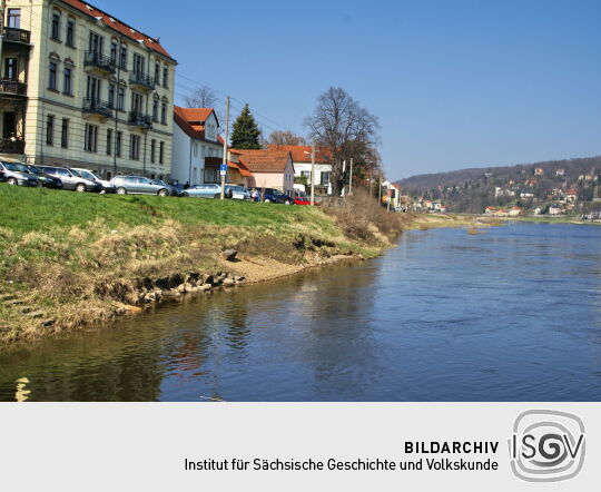 Landschaftsansicht der Elbe