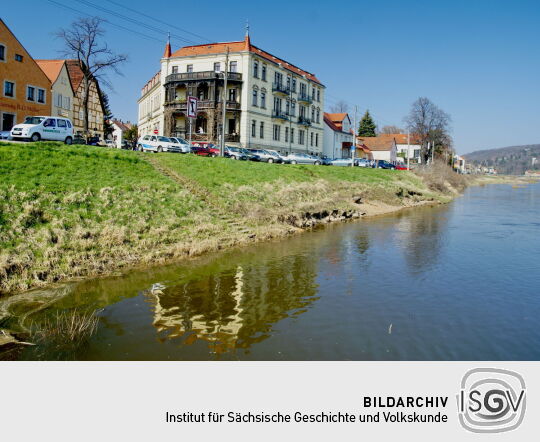 Landschaftsansicht der Elbe