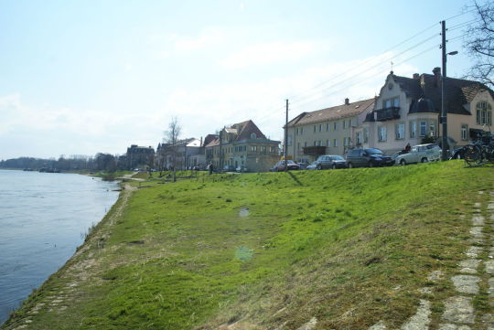 Landschaftsansicht der Elbe