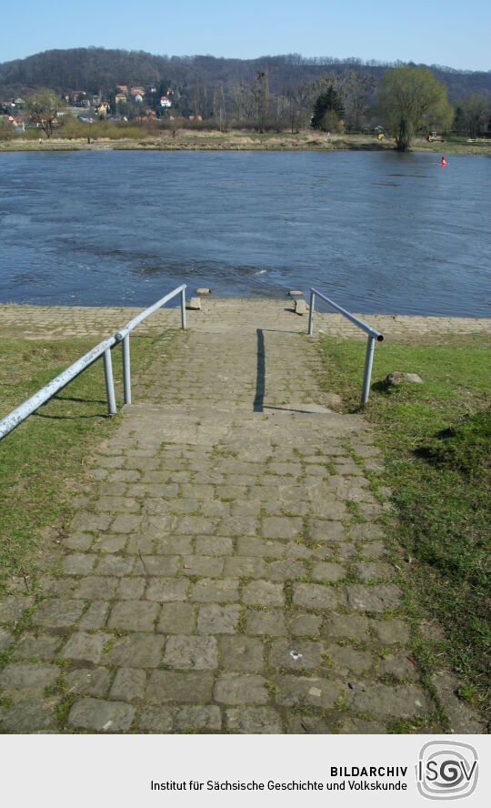 Landschaftsansicht der Elbe