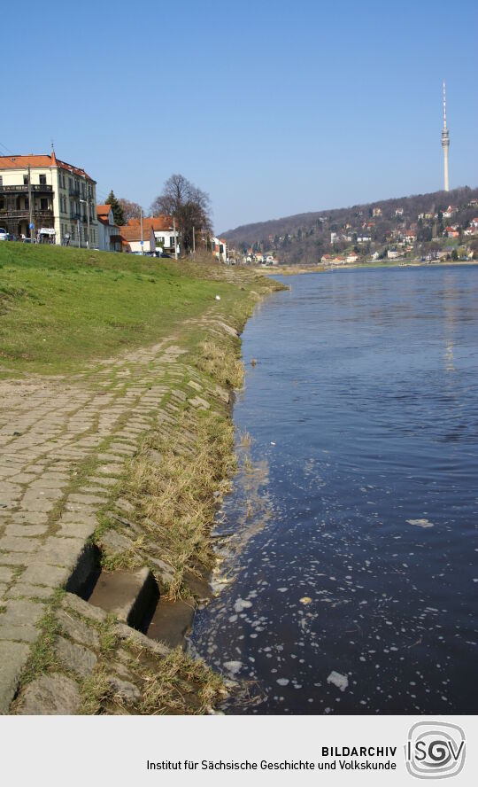 Landschaftsansicht der Elbe