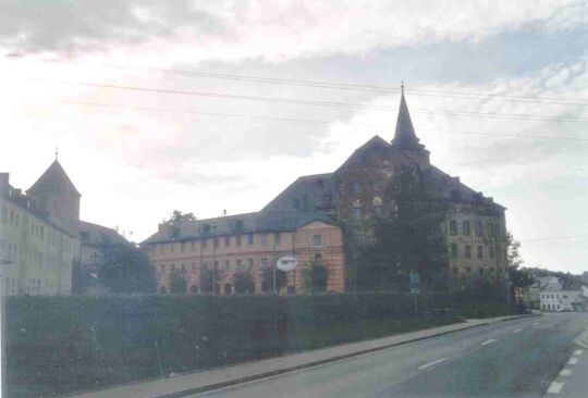 Blick zum Schloss Mühltroff