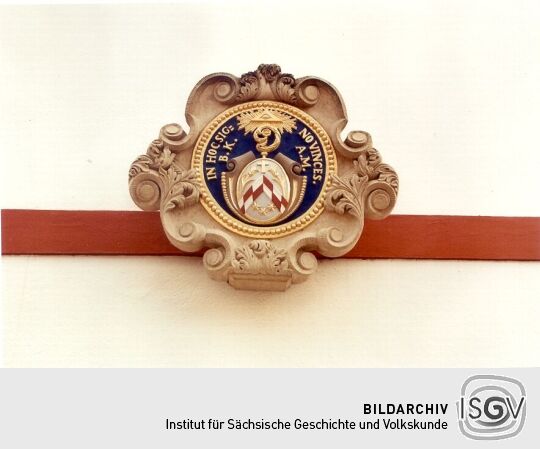 Wappen am Nebengebäude des Kloster Marienstern in Panschwitz