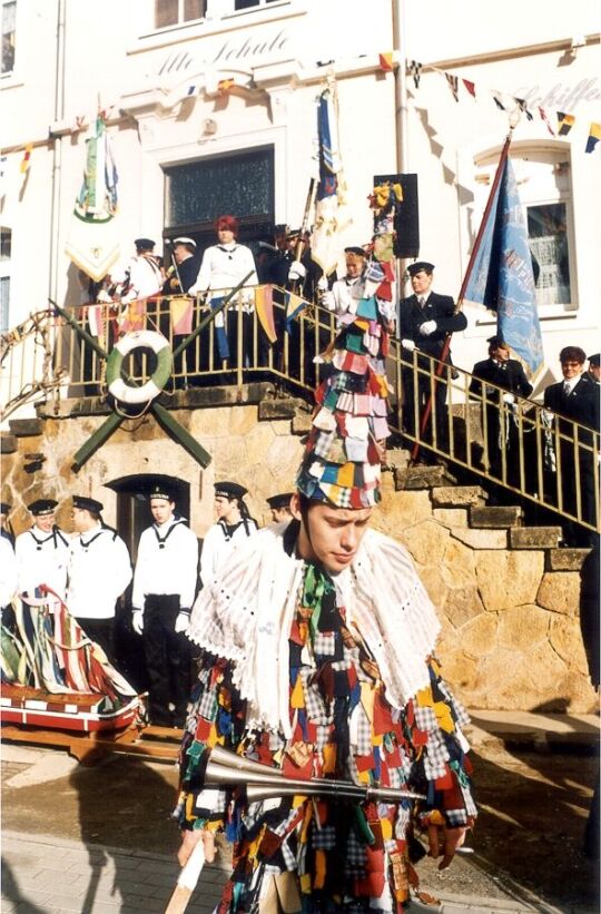 Fleckelhanswurst bei der Schifferfastnacht in Postelwitz