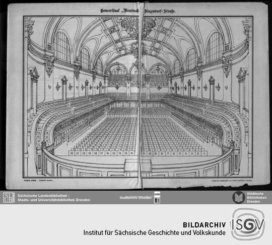 Concertsaal "Vereinshaus Zinzendorfstraße" an der Zinzendorfstraße 17