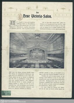 Monographie: Der neune Victoria-Salon.