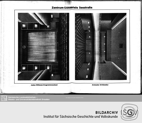 Innenansichten der Zentrum-Lichtspiele, Seestraße 13
