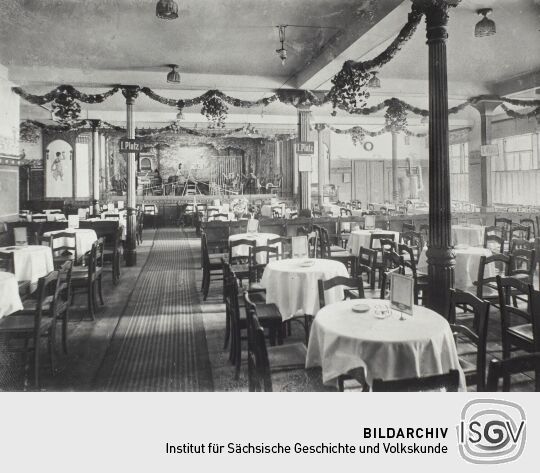 Kleiner Saal des Konzert- und Ballhauses Musenhalle an der Kesselsdorfer Straße 17